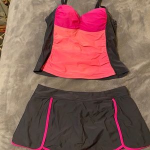 Tankini with skirt